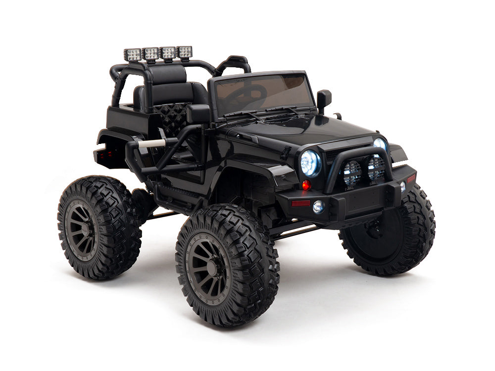 Wheelie 24 Volt jeep Ride On Truck with 2.4G Remote Control and Rubber Tires