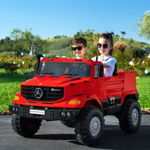 Mercedes Zetros Toddler Remote Control Ride On 12V Versatility Truck - The Ultimate Ride for Your Little Adventurer!