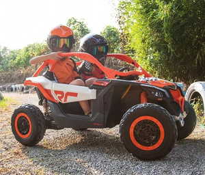 Review of the Can-Am 24V Remote Control Ride On SXS 2 Seater 2WD!