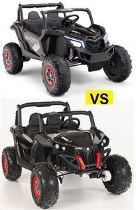 Comparison Review: Screamer 24 Volt Toddler Ride On 2 Seat UTV vs. Screamer Toddler Ride On 2 Seat UTV with 4 Motors!