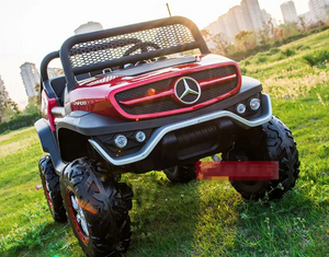 Mercedes Unimog 24 Volt UTV with 2 Seats and Remote Control: The Ultimate Ride-On Adventure!