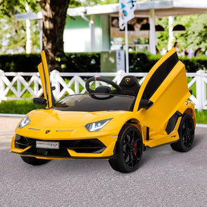 Unleash the Thrill - Lamborghini SVJ Two Seat 24V Remote Control Ride On Drift Car