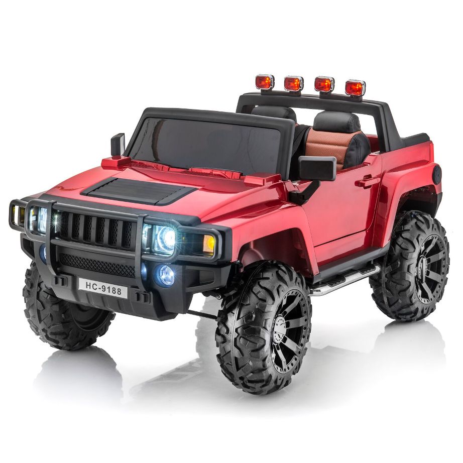 Ridge Commander 12V 2 Seat Remote RC Ride On 4WD Pick-Up Truck w/Rubbe ...