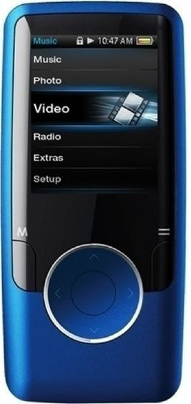 Coby MP3 Player with Video and 4GB Internal Storage in Blue