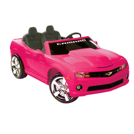 Pink Chevrolet Camaro 2 Seat Ride On Sports Car